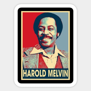 Melvin's Soulful Reverberation Iconic Tees, Infused with R&B Magic for True Devotees Sticker